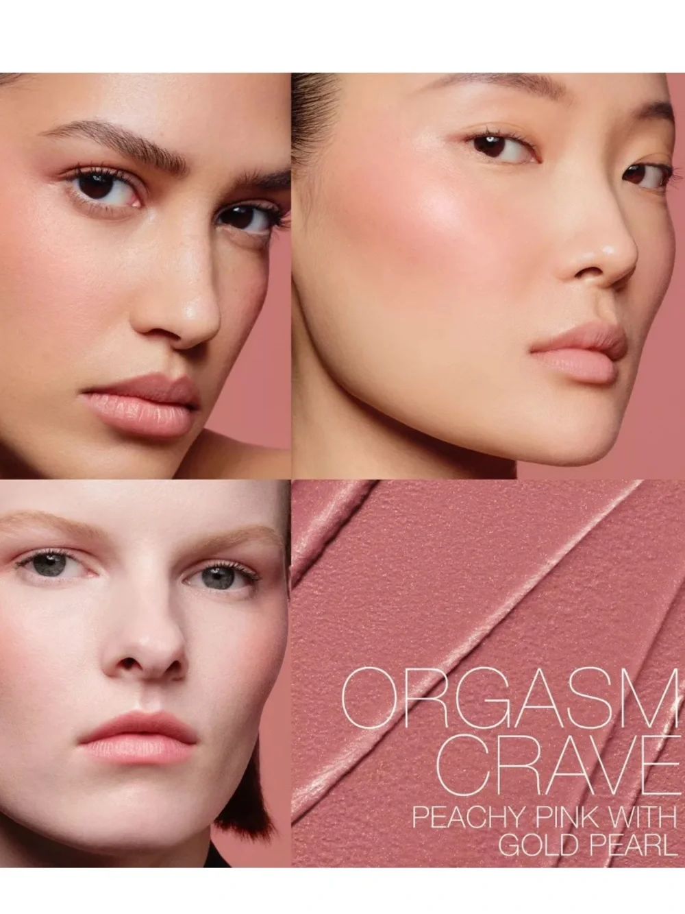 NARS The Multiple Soft Blur Blush Stick Mini in Orgasm Crave 3.5g BRAND NEW